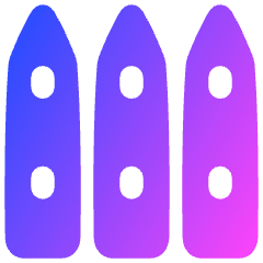 House Fence Icon from Flex Gradient Set