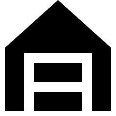 House Garage Home Icon from Sharp Solid Set