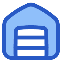 House Garage Home Icon from Plump Duo Set