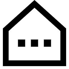 House Option Icon from Sharp Line Set