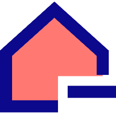 House Remove Home Icon from Sharp Pop Set