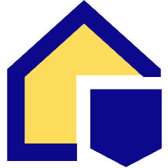 House Security Insurance Icon from Sharp Pop Set