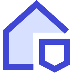 House Security Insurance Icon from Sharp Duo Set
