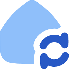 House Wifi Home Sync Icon from Flex Flat Set