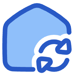 House Wifi Home Sync Icon from Plump Duo Set