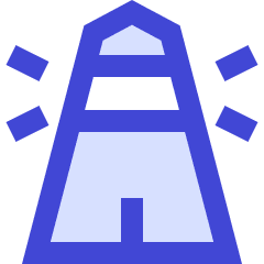 Lighthouse Icon from Sharp Duo Set