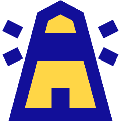 Lighthouse Icon from Sharp Pop Set
