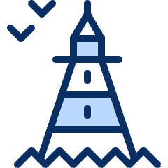 Lighthouse Icon from Cyber Duotone Set