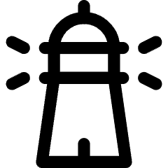 Lighthouse Icon from Core Line Set