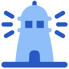 Lighthouse Icon from Plump Flat Set