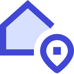 Location Home Icon from Sharp Duo Set