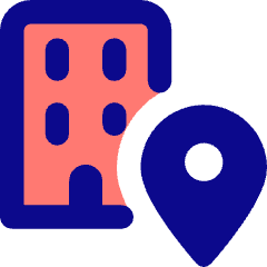 Location Office Icon from Core Pop Set