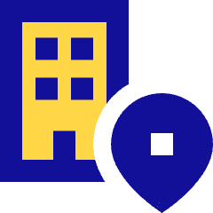 Location Office Icon from Sharp Pop Set