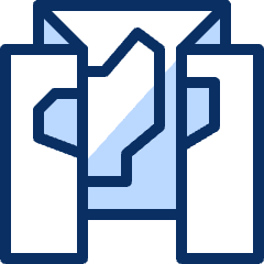 Map Icon from Cyber Duotone Set