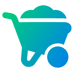 Mine Cart 1 Icon from Plump Gradient Set