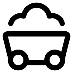 Mine Cart 2 Icon from Core Line Set