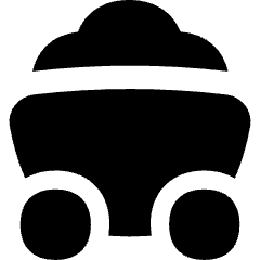 Mine Cart 2 Icon from Flex Solid Set