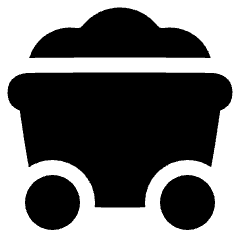 Mine Cart 2 Icon from Plump Solid Set