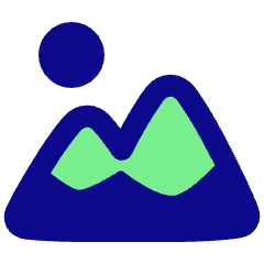 Mountain Icon from Plump Pop Set