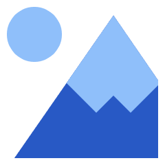 Mountain Icon from Sharp Flat Set