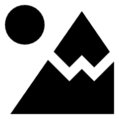 Mountain Icon from Sharp Solid Set