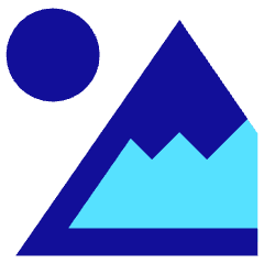 Mountain Icon from Sharp Pop Set