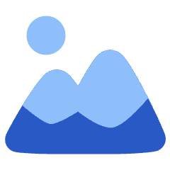 Mountain Icon from Plump Flat Set