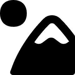 Mountain Icon from Flex Solid Set