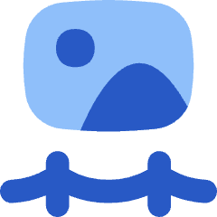 Museum Painting Icon from Flex Flat Set