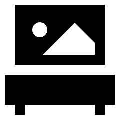 Museum Painting Exhibit 1 Icon from Sharp Solid Set