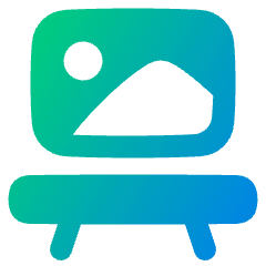 Museum Painting Exhibit 1 Icon from Plump Gradient Set