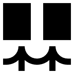 Museum Painting Exhibit 3 Icon from Sharp Solid Set