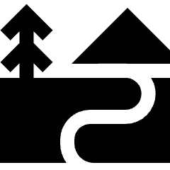 National Park Icon from Sharp Solid Set