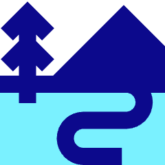 National Park Icon from Sharp Pop Set