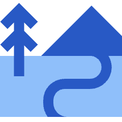 National Park Icon from Sharp Flat Set