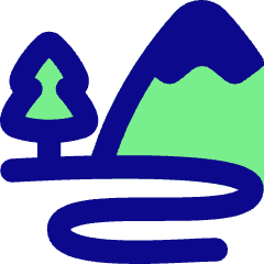 National Park Icon from Flex Pop Set