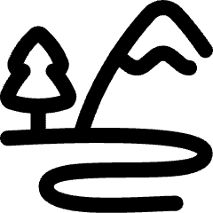 National Park Icon from Flex Line Set