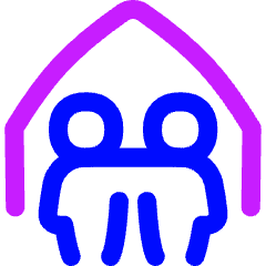 Neighbour Icon from Flex Neon Set