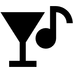 Nightlife Karaoke Bar Icon from Sharp Solid Set