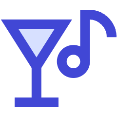 Nightlife Karaoke Bar Icon from Sharp Duo Set