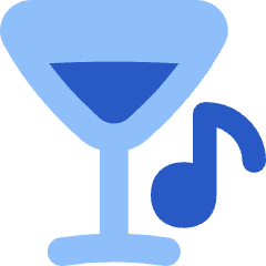 Nightlife Karaoke Bar Icon from Flex Flat Set