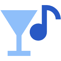 Nightlife Karaoke Bar Icon from Sharp Flat Set