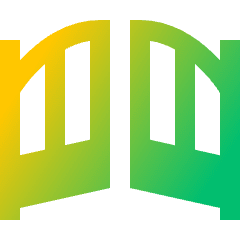 Open Gate Icon from Sharp Gradient Set