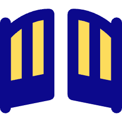 Open Gate Icon from Core Pop Set