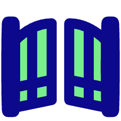 Open Gate Icon from Plump Pop Set