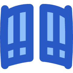 Open Gate Icon from Flex Flat Set