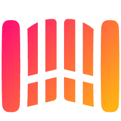 Open Gate Icon from Plump Gradient Set