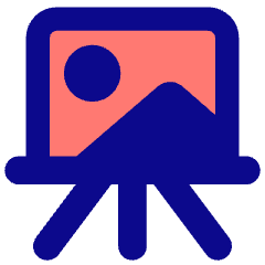 Painting Board Icon from Core Pop Set