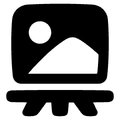 Painting Board Icon from Plump Solid Set