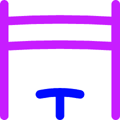 Pergola Garden Icon from Flex Neon Set